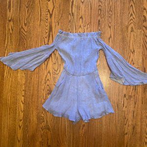 Boutique Bell Sleeve Romper